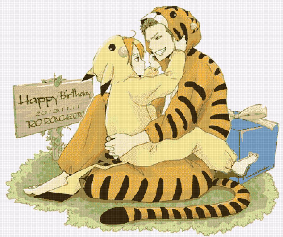 Зоро/санжи - аниме, ван пис - предпросмотр