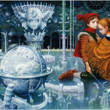 Схема вышивки «Снежная королева»