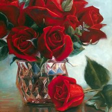 Схема вышивки «Розы»