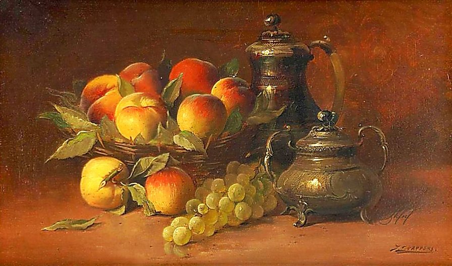 По картине худ. Julien Stappens. Натюрморт - натюрморт. живопись. - оригинал