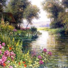 Схема вышивки «речка»