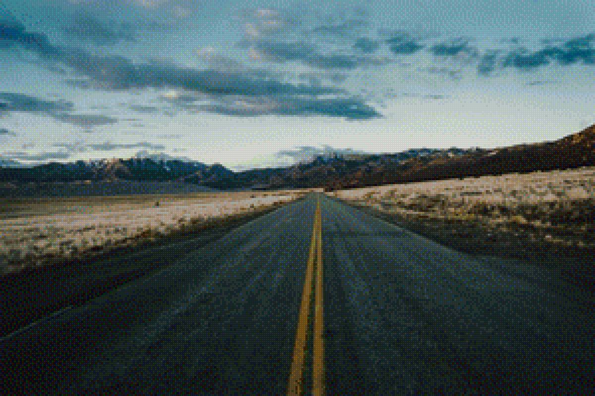 Дорога - дорога, горы - предпросмотр