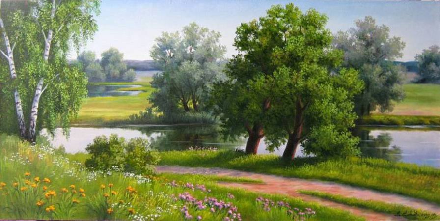 лето - пейзаж - оригинал