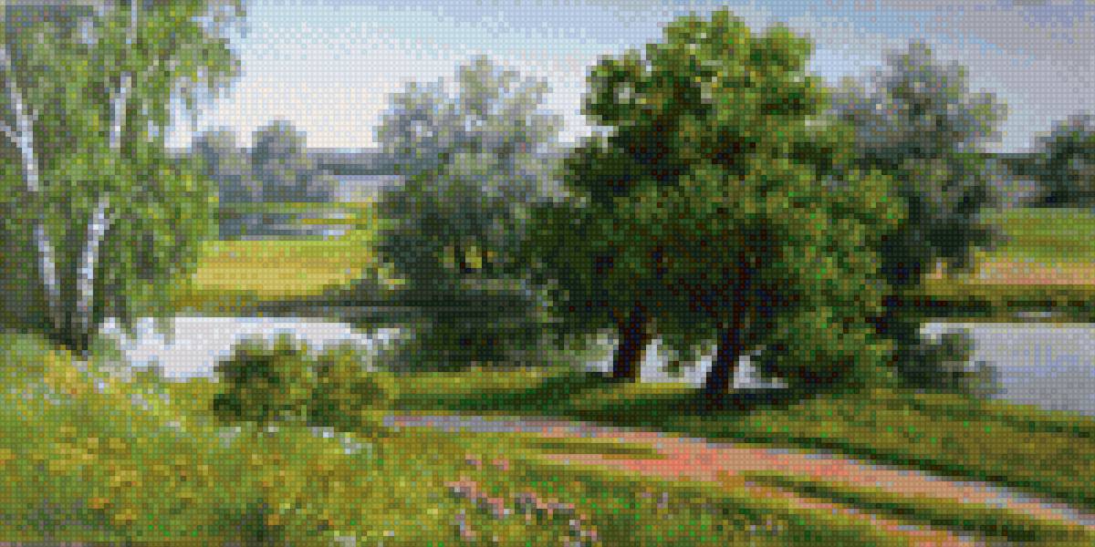 лето - пейзаж - предпросмотр