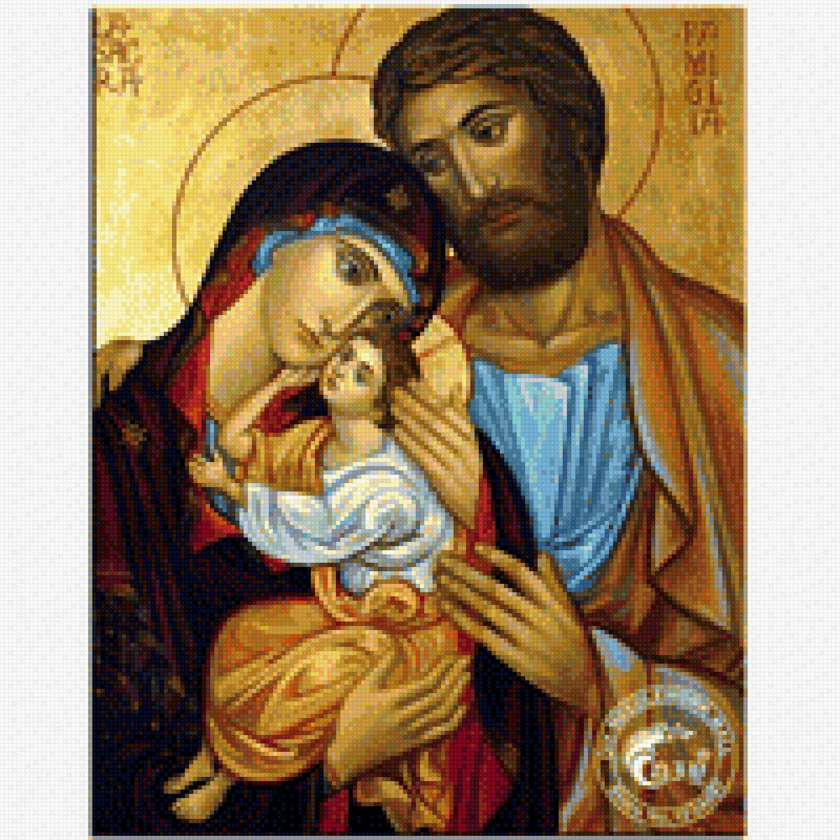 святое семейство - иконы - предпросмотр