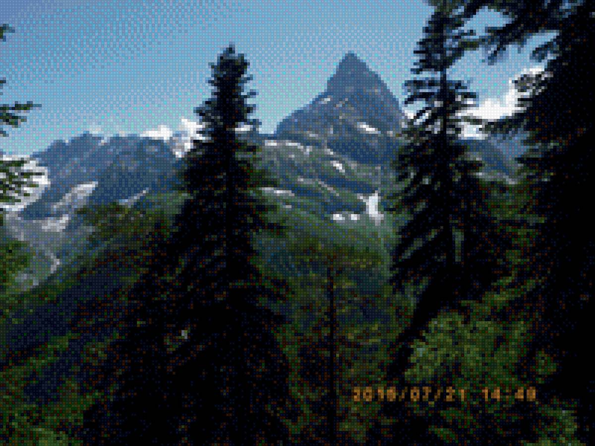 домбай - пейзаж - предпросмотр