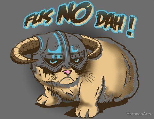 грэмпи кот довакин - skyrim, грампи кот - оригинал