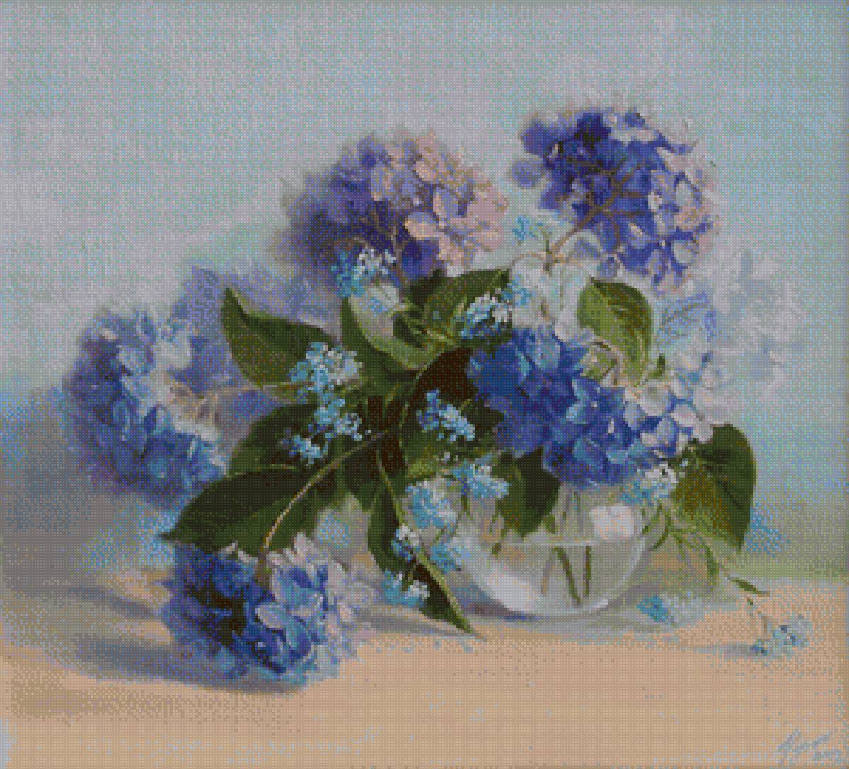 гортензия - гортензия, букет - предпросмотр