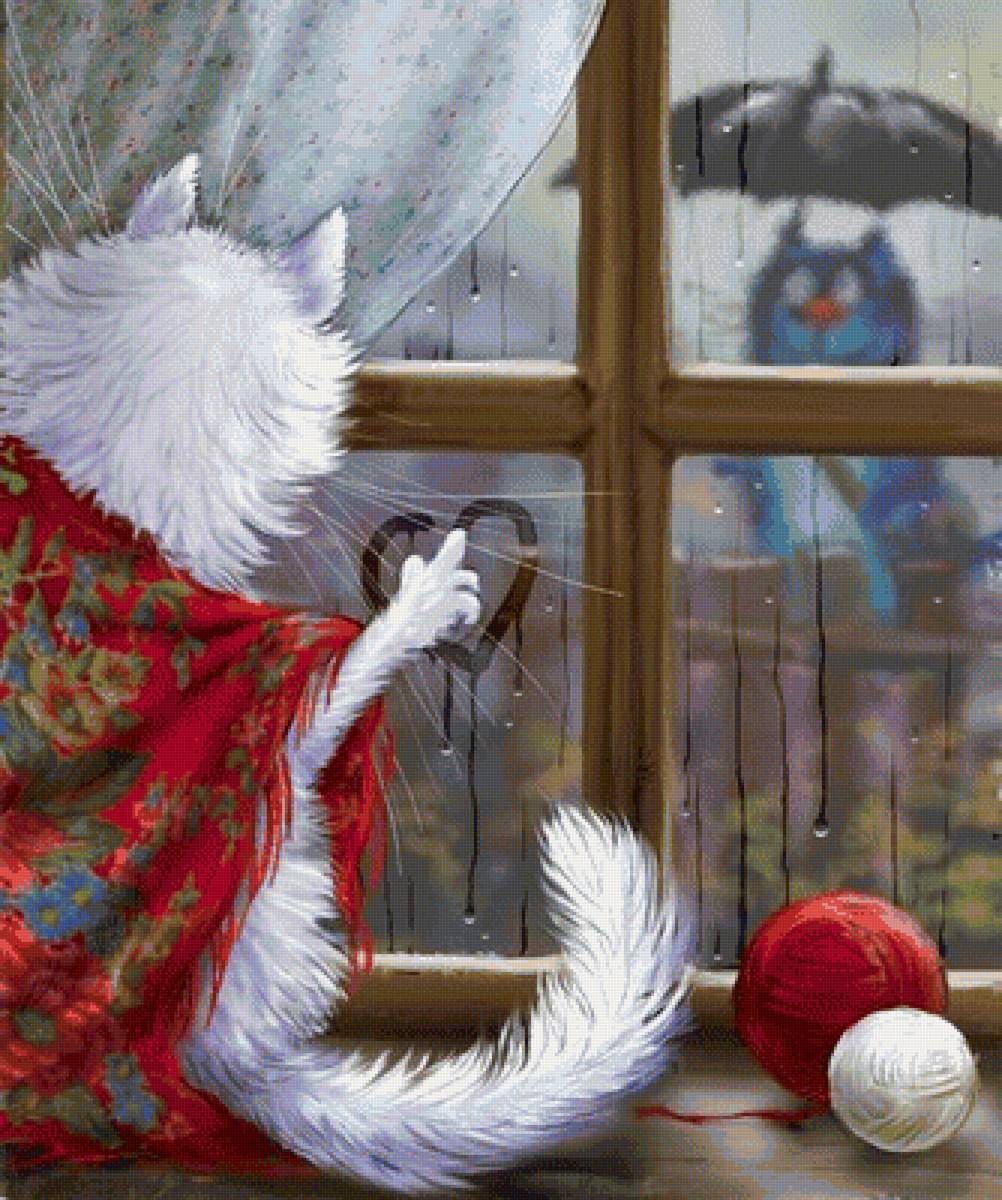 Влюбленные коты - любовь, животные, коты - предпросмотр