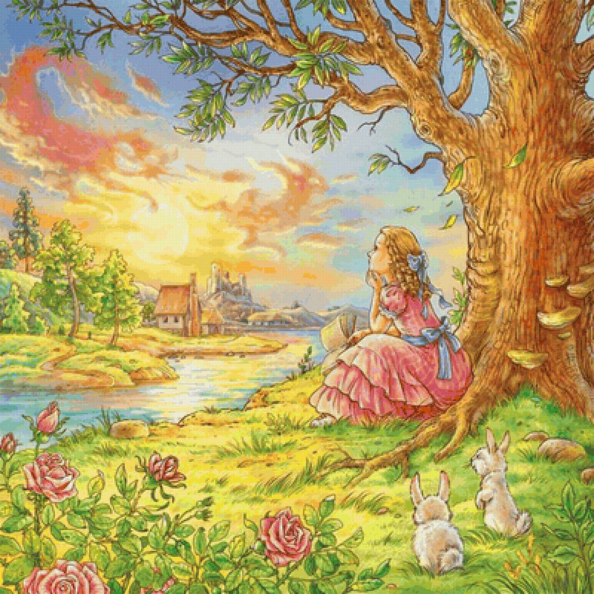 грёзы - дети, живопись - предпросмотр