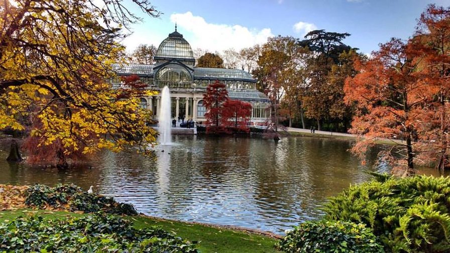 Cristal Palace - замок, парк, природа - оригинал