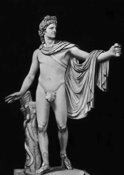 АПОЛЛОН-ПОКРОВИТЕЛЬ  МУЗ - аполлон, античные боги - оригинал