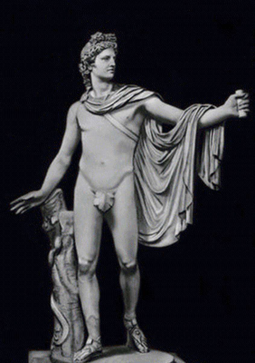 АПОЛЛОН-ПОКРОВИТЕЛЬ  МУЗ - античные боги, аполлон - предпросмотр