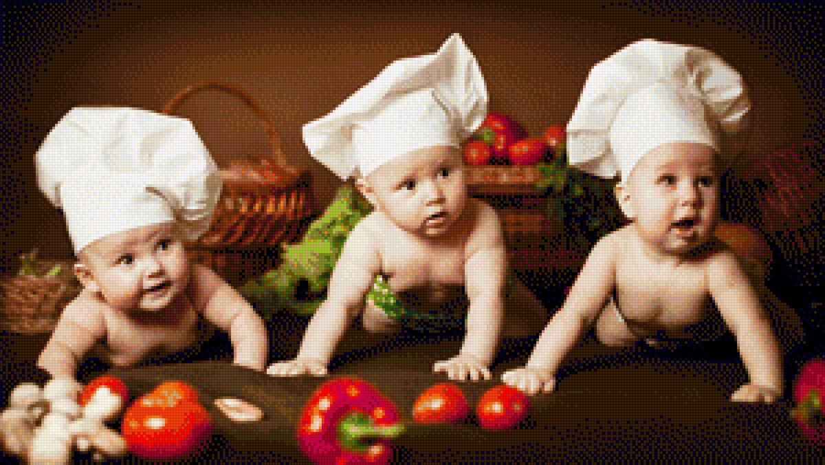 Поворяшки - кухня, дети - предпросмотр