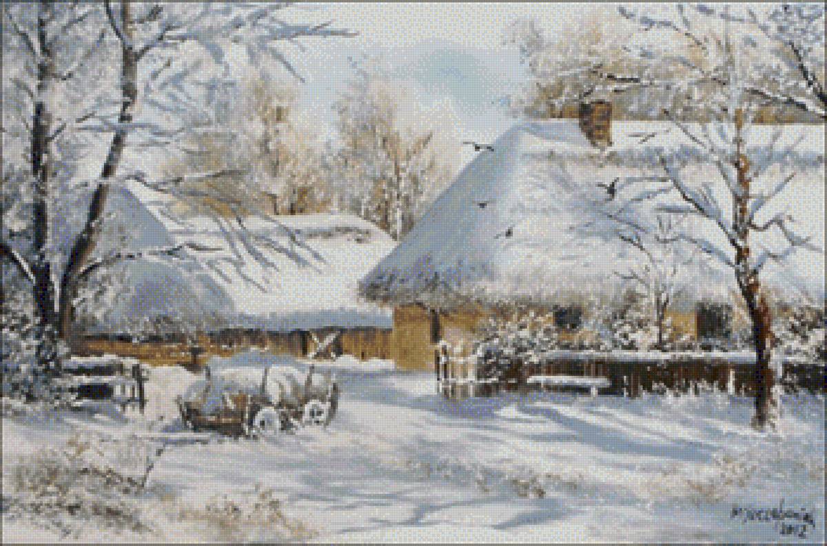 zima na wsi - предпросмотр