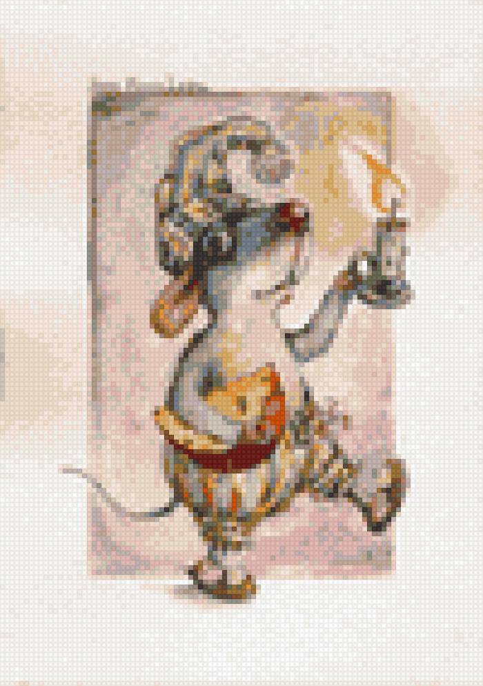 воришка - вышивка крестом - предпросмотр