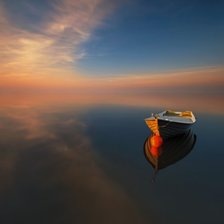 Схема вышивки «Лодка»