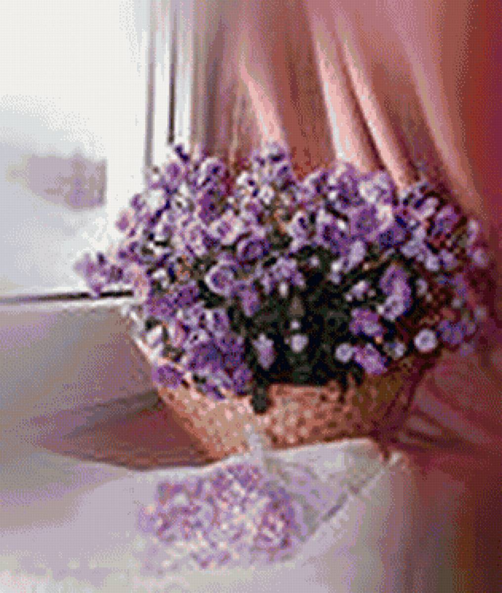 натюрморт - цветы, ваза, букет - предпросмотр