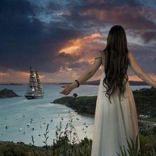 Схема вышивки «Ожидание»