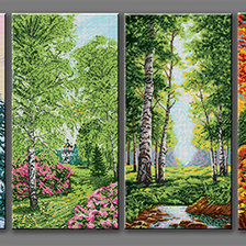 Схема вышивки «Времена года1»