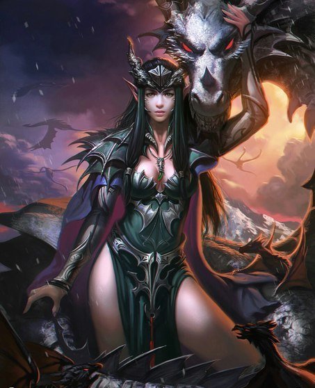 Королева - сказки, иллюстрации, фэнтази - оригинал