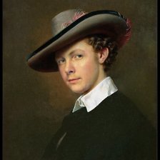 Схема вышивки «Молодой человек»