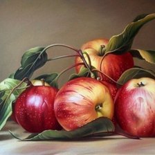 Схема вышивки «яблоки»