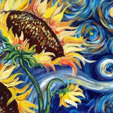 Оригинал схемы вышивки «sunflowers» (№1442069)