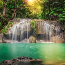 Схема вышивки «водопад»