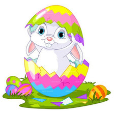 Схема вышивки «Пасхальний зайчик»