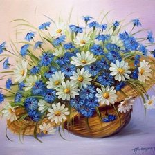 Схема вышивки «корзина»