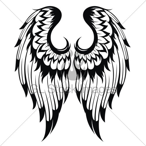 крылья 8 - крылья ангел тату - оригинал