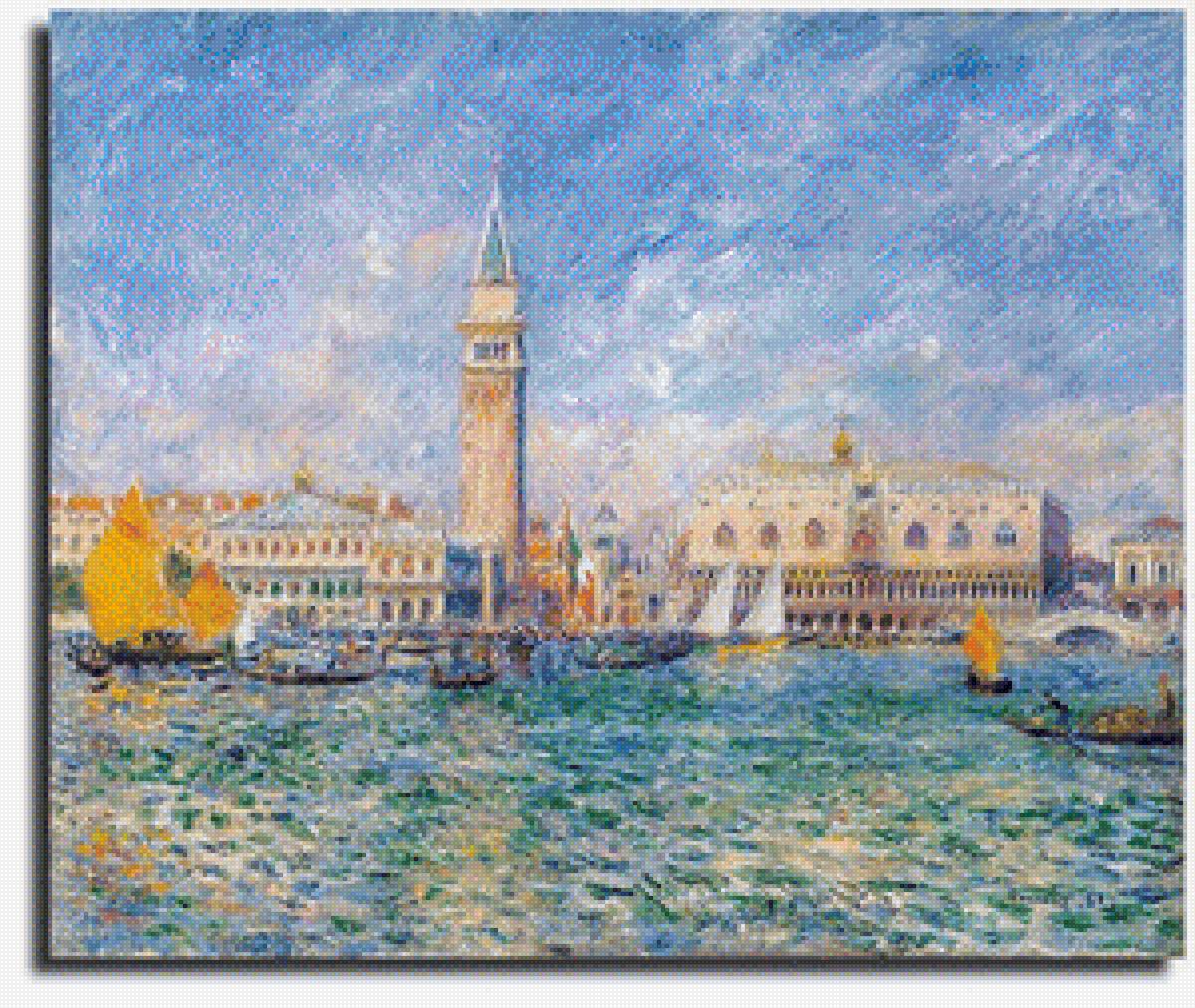 Ренуар Дворец дожей - #картина #импрессионизм #ренуар - предпросмотр