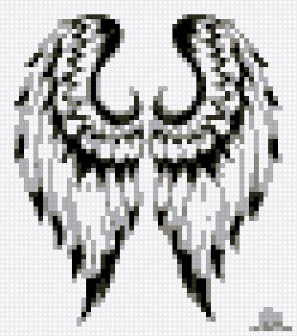 крылья10 - крылья ангел тату - предпросмотр