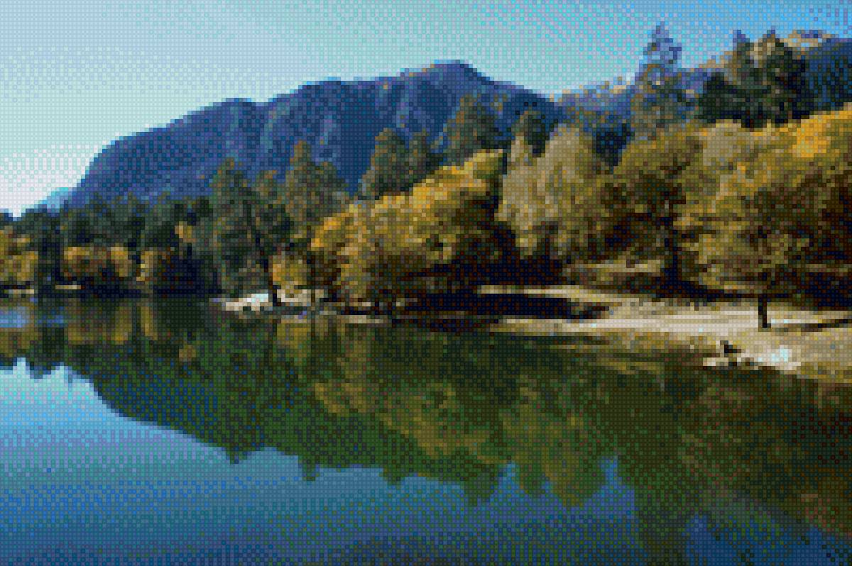 озеро кара-кель - пейзаж - предпросмотр