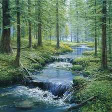 Схема вышивки «Voda»