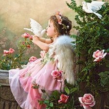 Схема вышивки «Ангел»