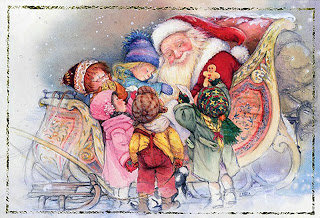Дедушка Мороз и дети - новый год, дед мороз - оригинал