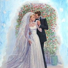 Схема вышивки «свадьба»