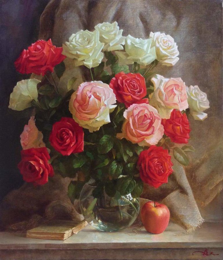 №1449831 - букет, цветы, розы - оригинал