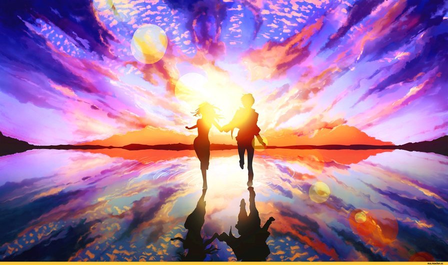 tęczowa para - оригинал