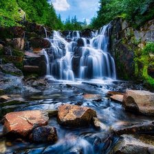 Схема вышивки «Водопад»