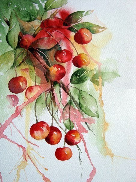 краски - акварель - оригинал