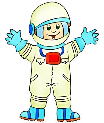 Космонавт - космос - оригинал