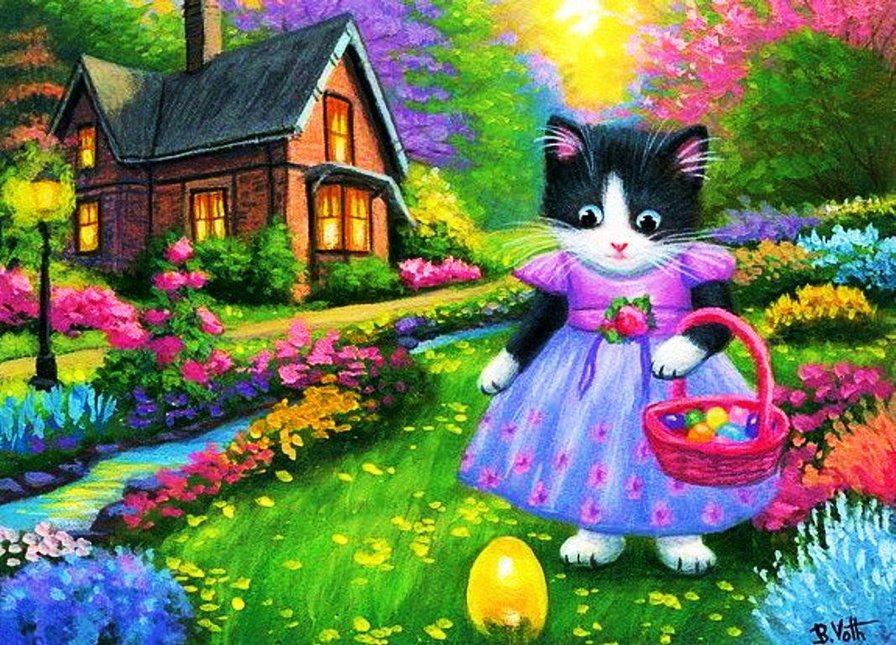 китти - животные - оригинал