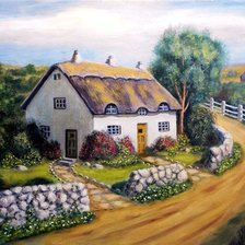 Схема вышивки «котедж 5»