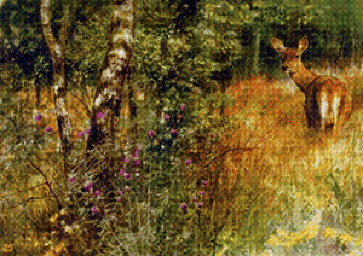 олененок - природа, животные, олень - предпросмотр