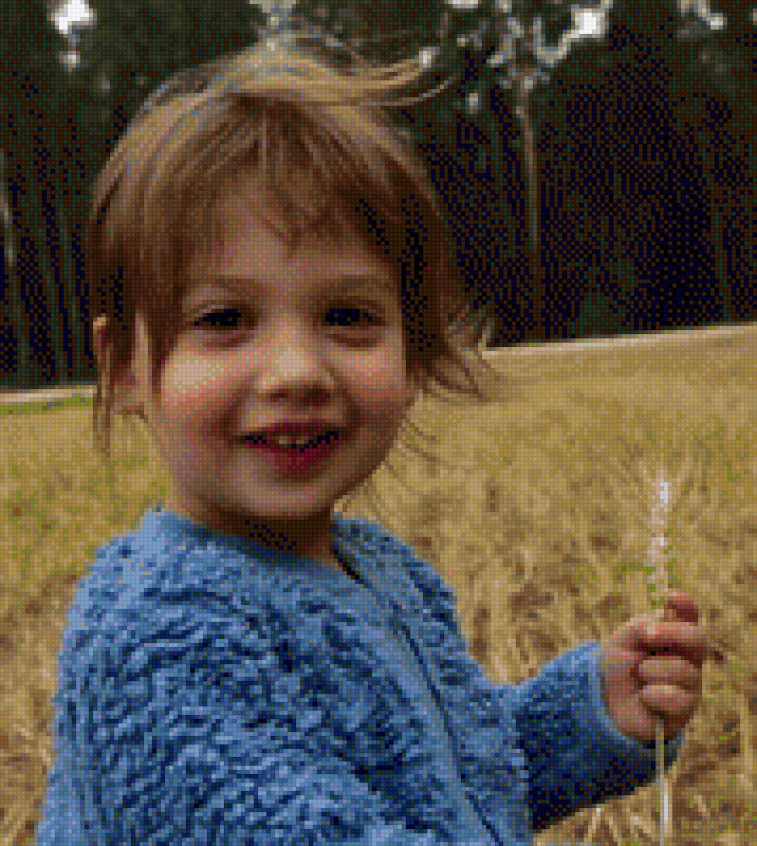 Саша в поле - ребенок - предпросмотр