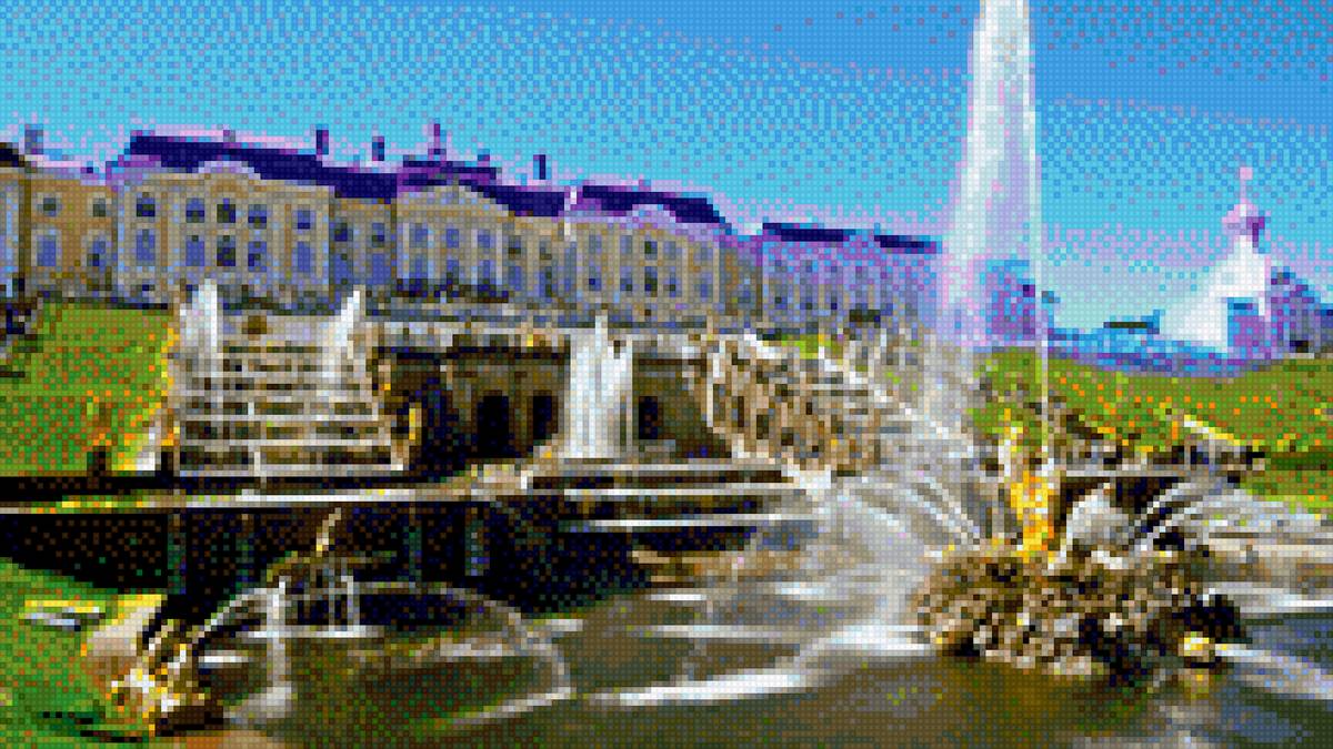 Петергоф - дворец, фонтаны - предпросмотр