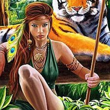 Схема вышивки «амазонка»